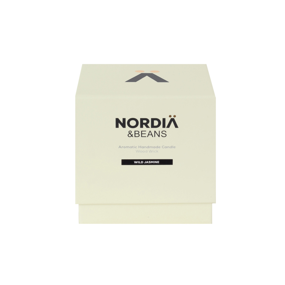 Nordia & Beans Cedarwood - Ahşap Fitilli Mum